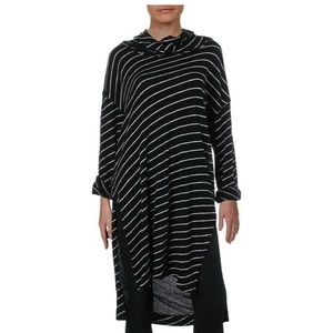 FREE PEOPLE NWT Black Striped Tunic Sweater Size:S
